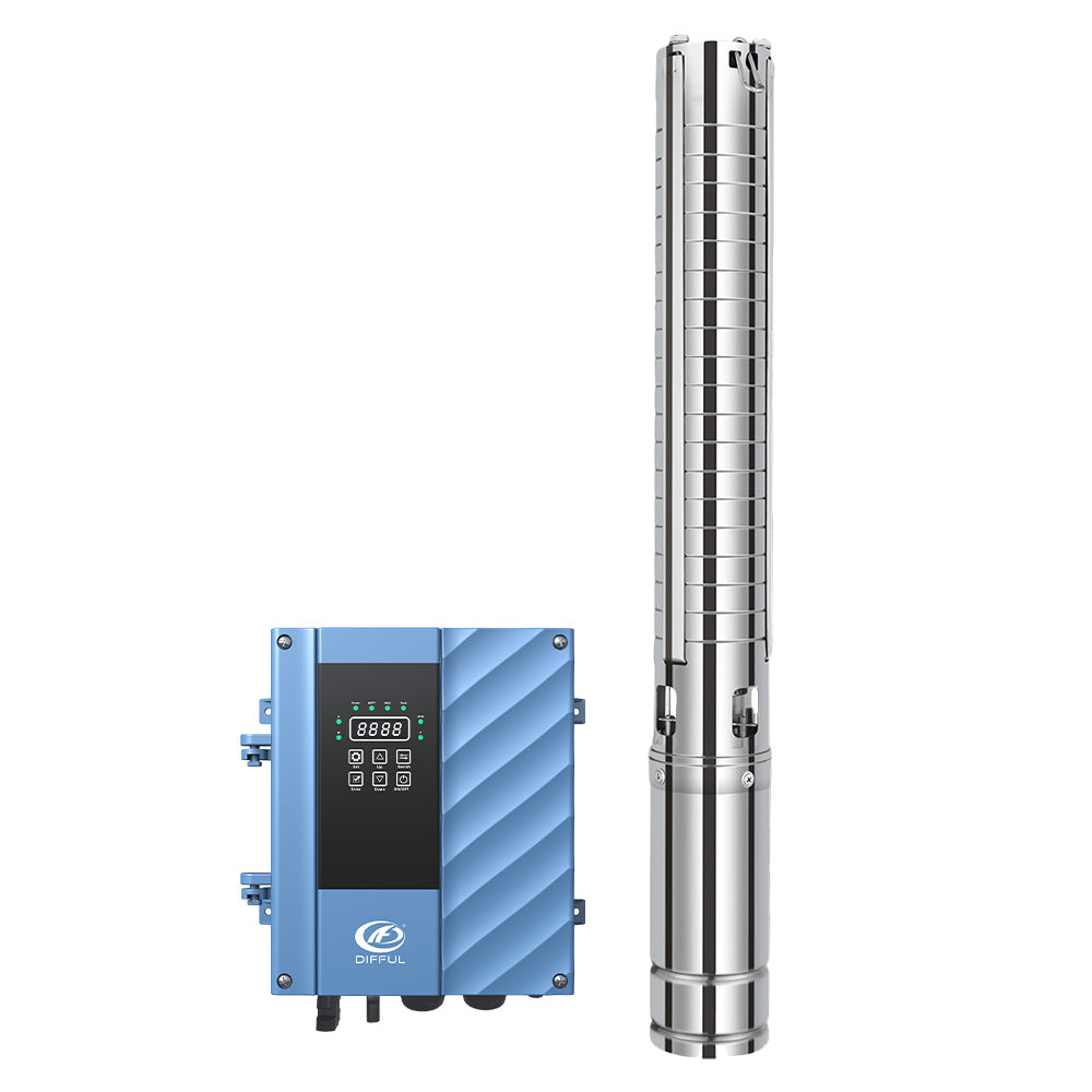 DIFFUL Solar Water Pump Solutions, 3 inch 750 W 85 V - 280 V AC/DC For Sprinklers